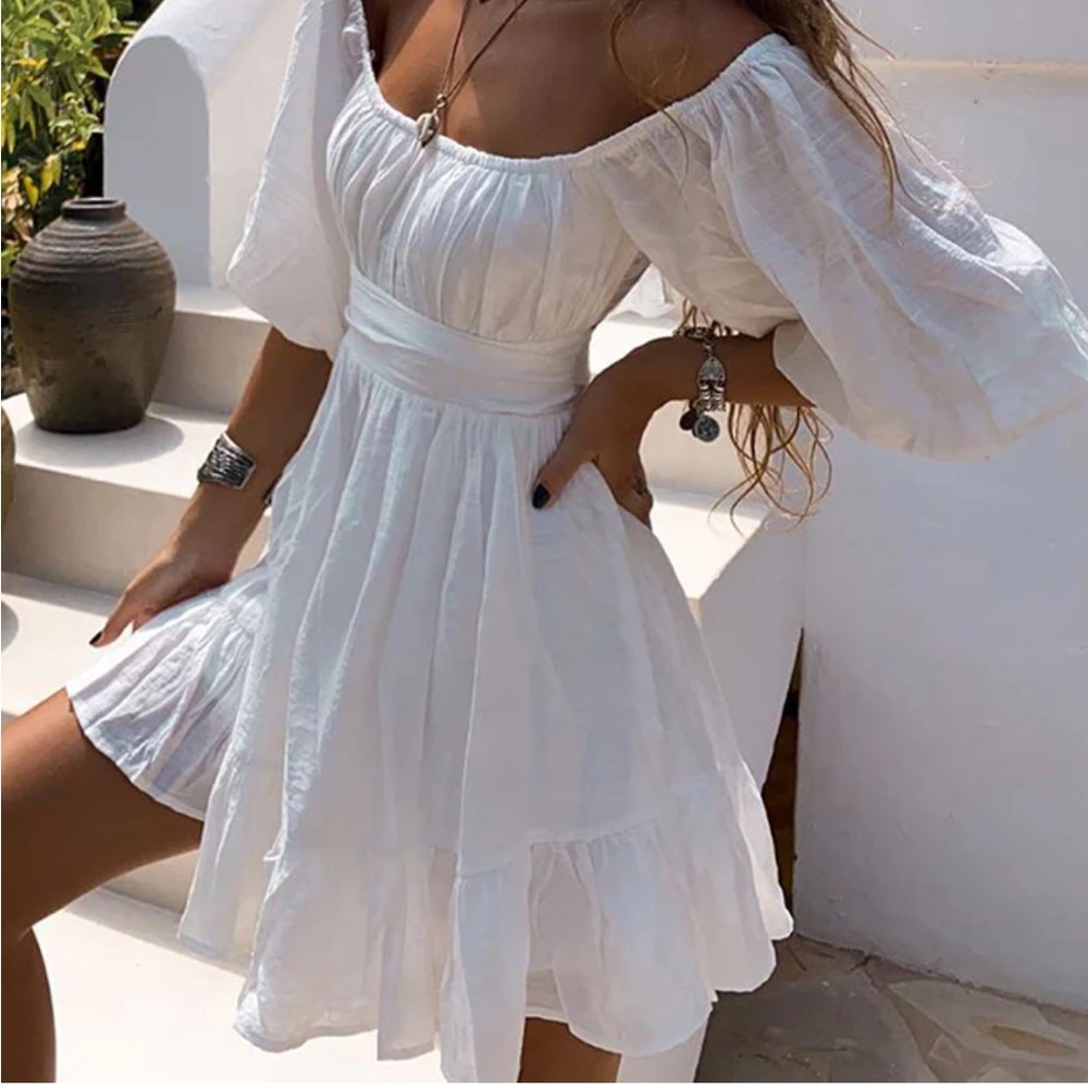 White Fortunate One Dress